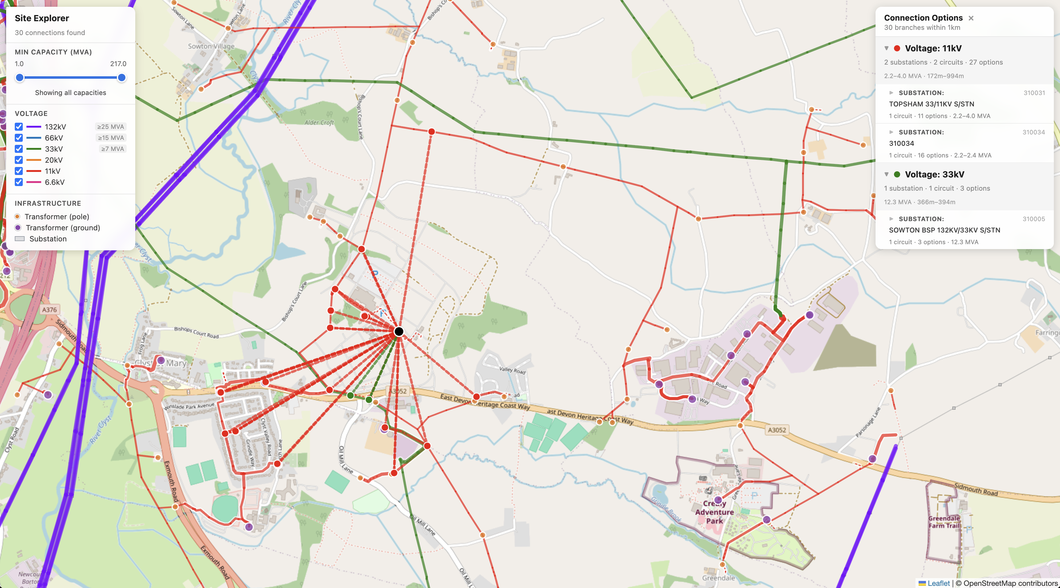 NGED Connection Points screenshot